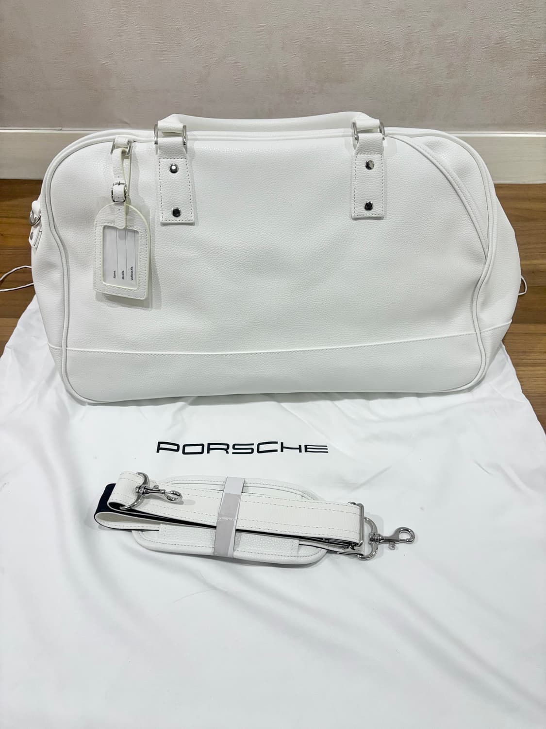 포르쉐(Porsche) 보스턴백 화이트 상품이미지1