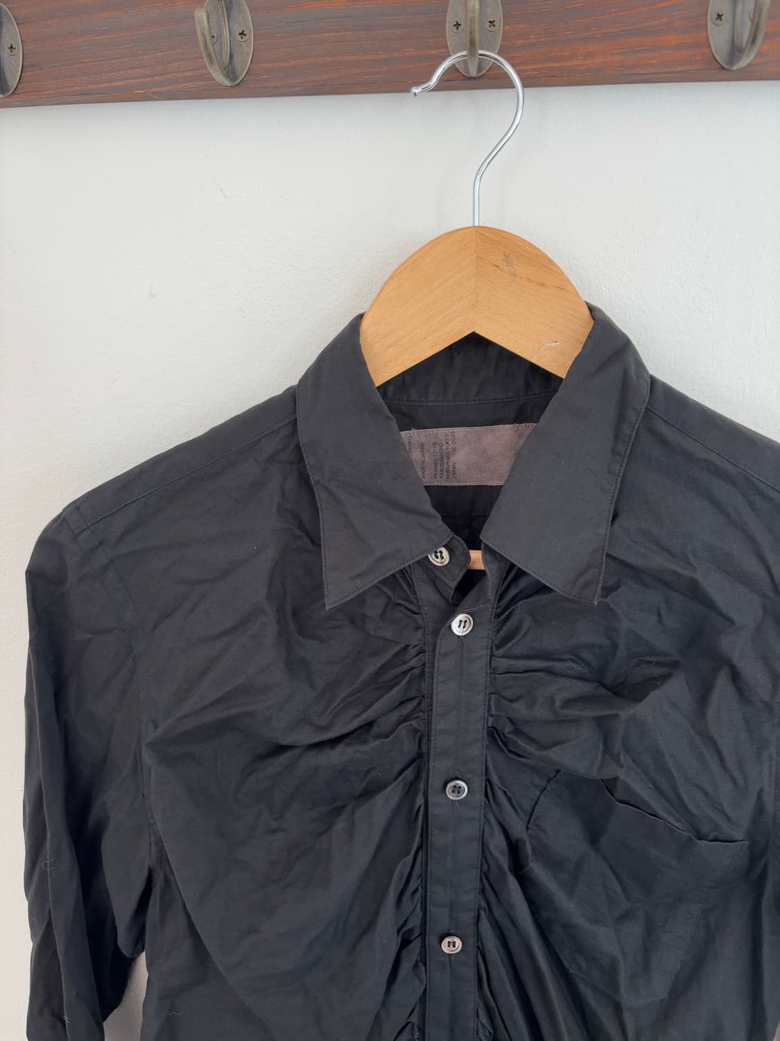 노조미 이시구로 언발란스 롱셔츠 원피스 상품이미지3