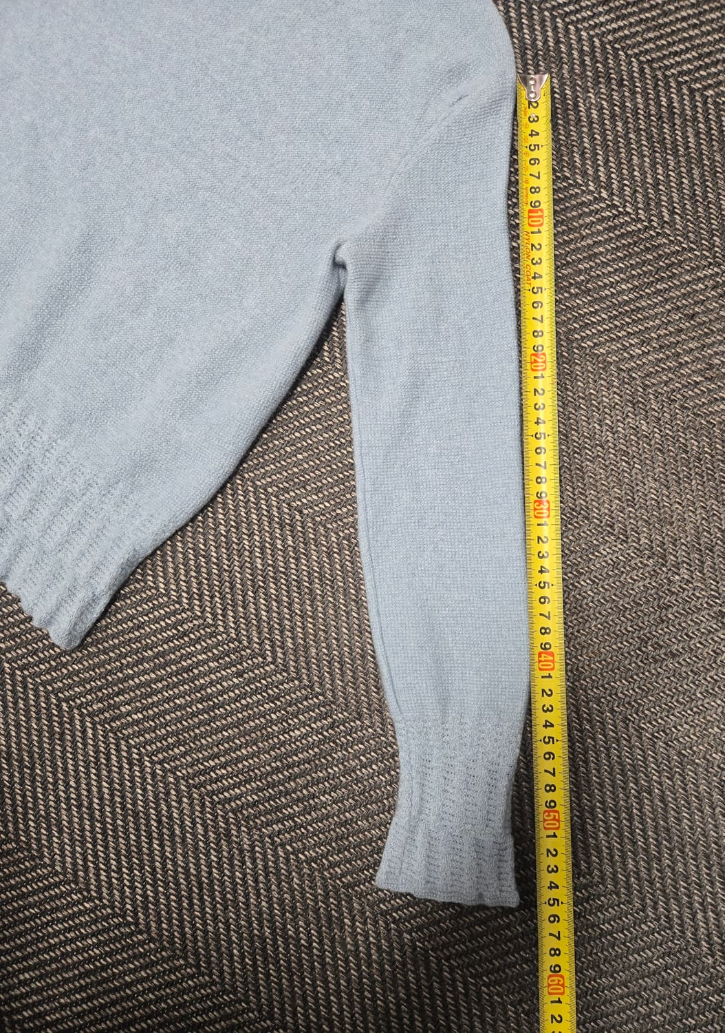 한섬 SJSJ 니트티 하늘색 모100%니트티 상품이미지6