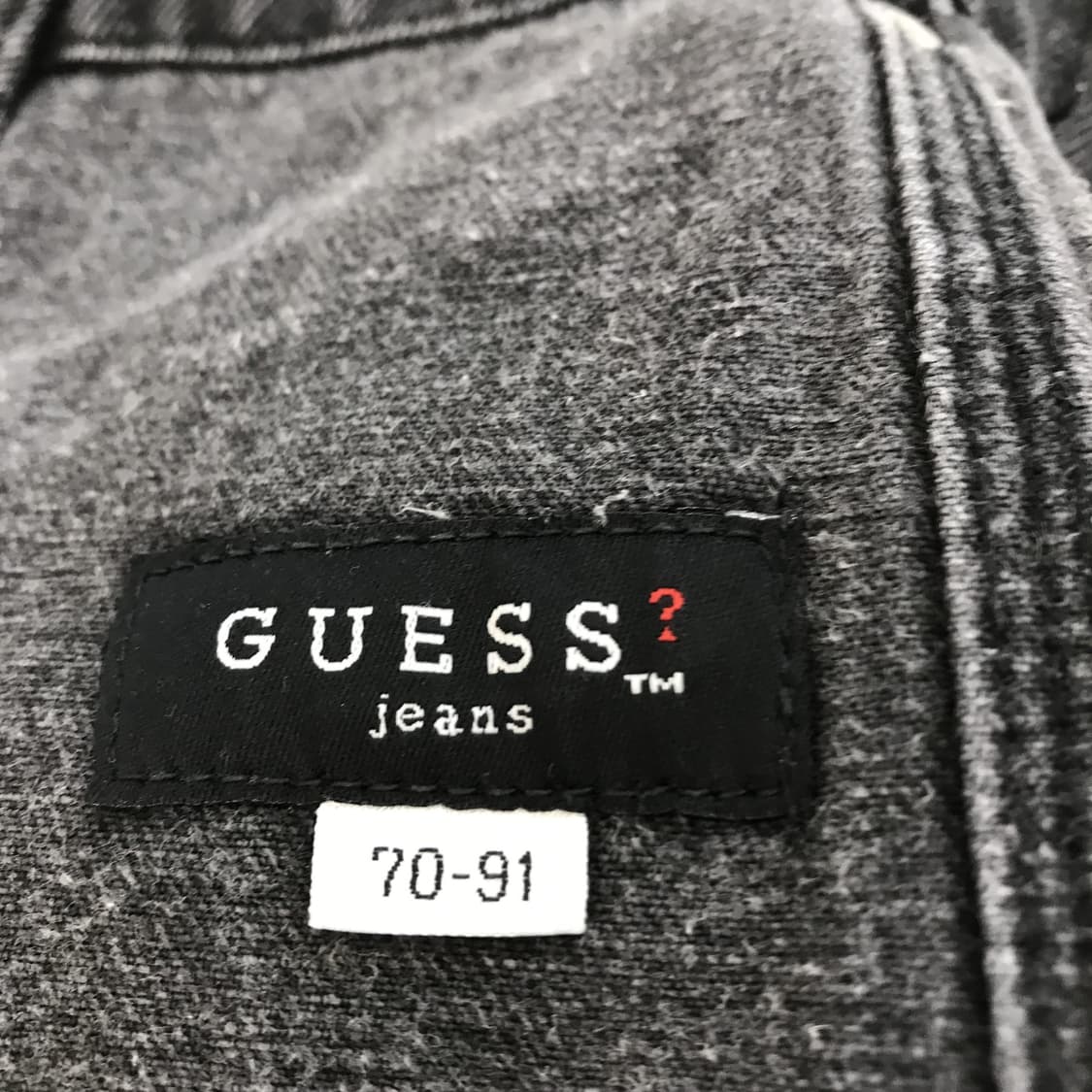 게스 90s 흑청 오버롤 멜빵바지 [70-91] 상품이미지5