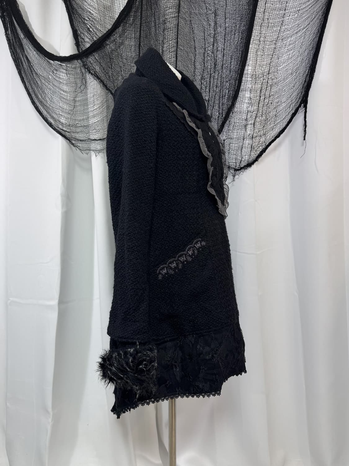 black detail corset coat 상품이미지3