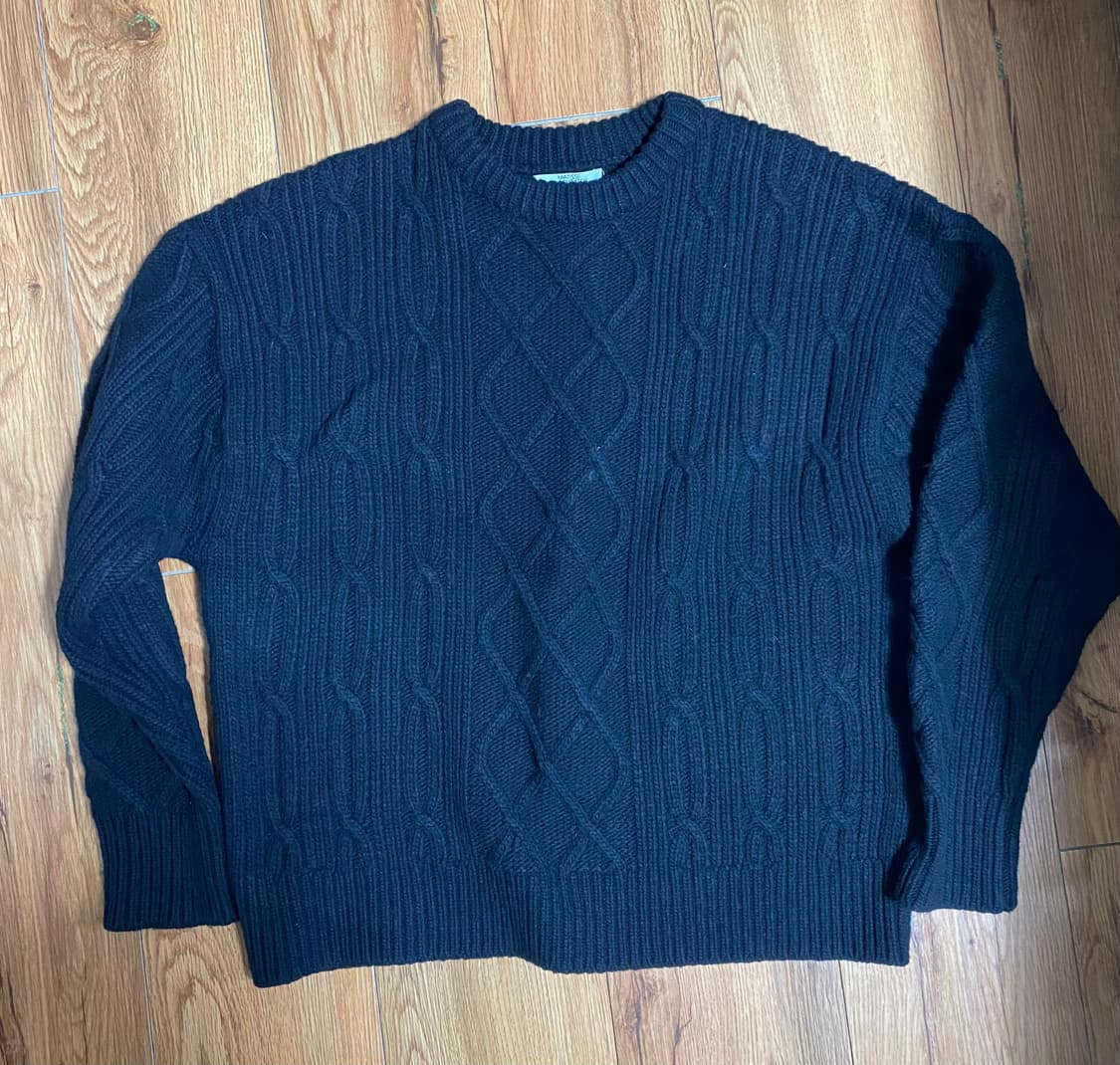 마티스더큐레이터 케이블 니트 상품이미지1