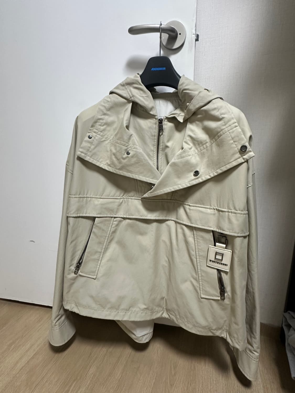 [48]우영미 나일론 아노락 점퍼 베이지 상품이미지1