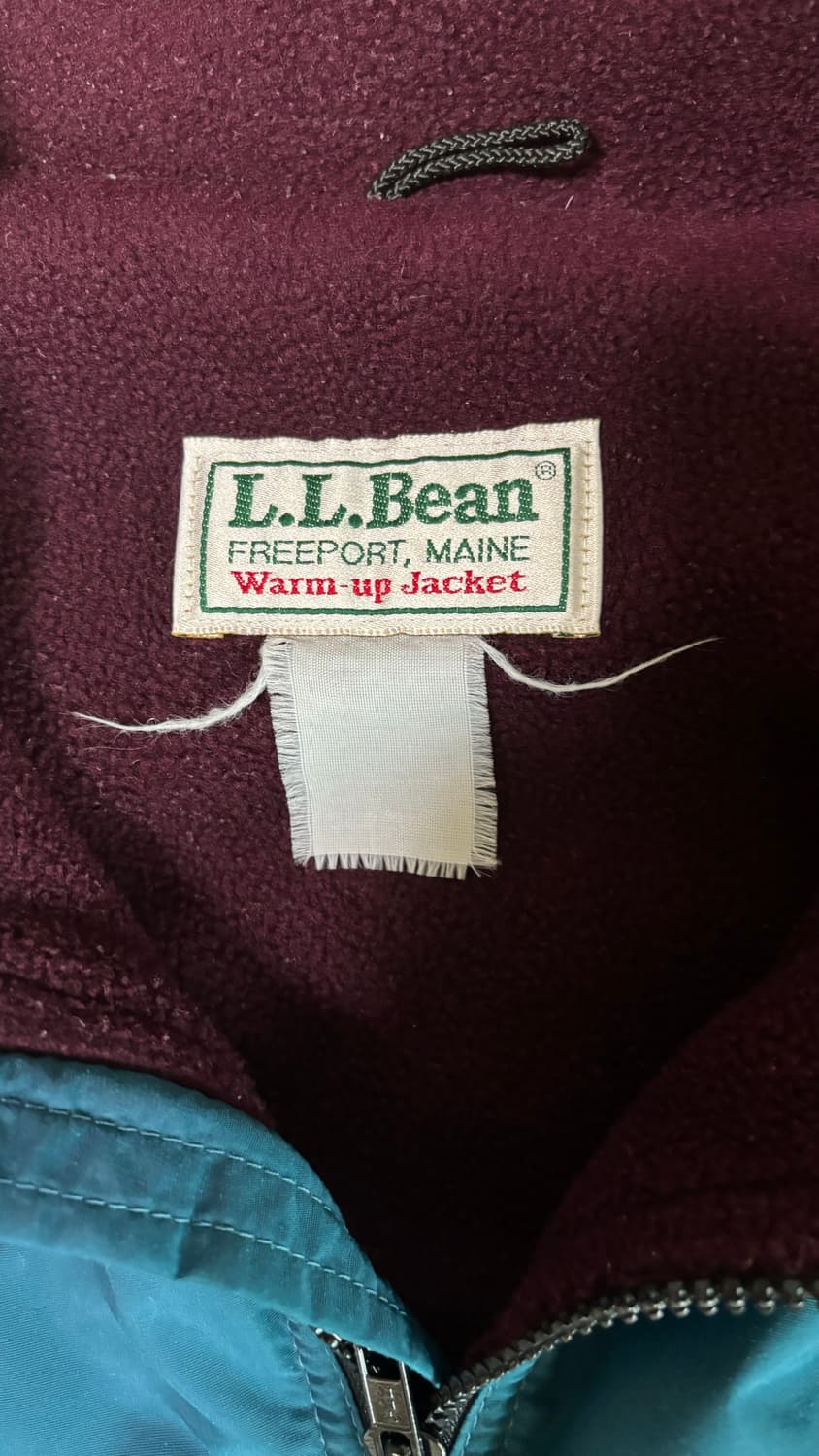 8-90s L.L.Bean Fleece Warm Up Jacket 상품이미지5