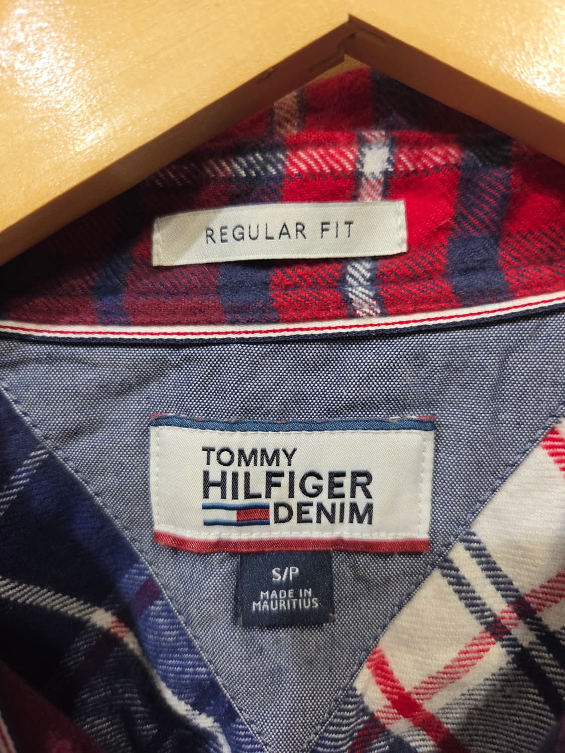 타미힐피거 데님 체크 겨울 긴팔 셔츠 상품이미지7