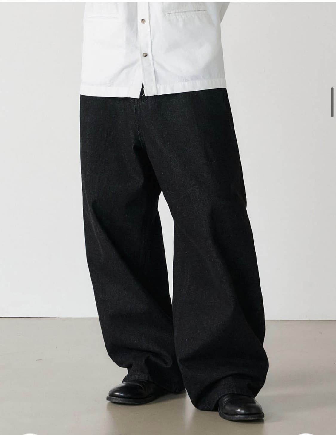 (새상품) 노운 - wide denim pants 상품이미지7