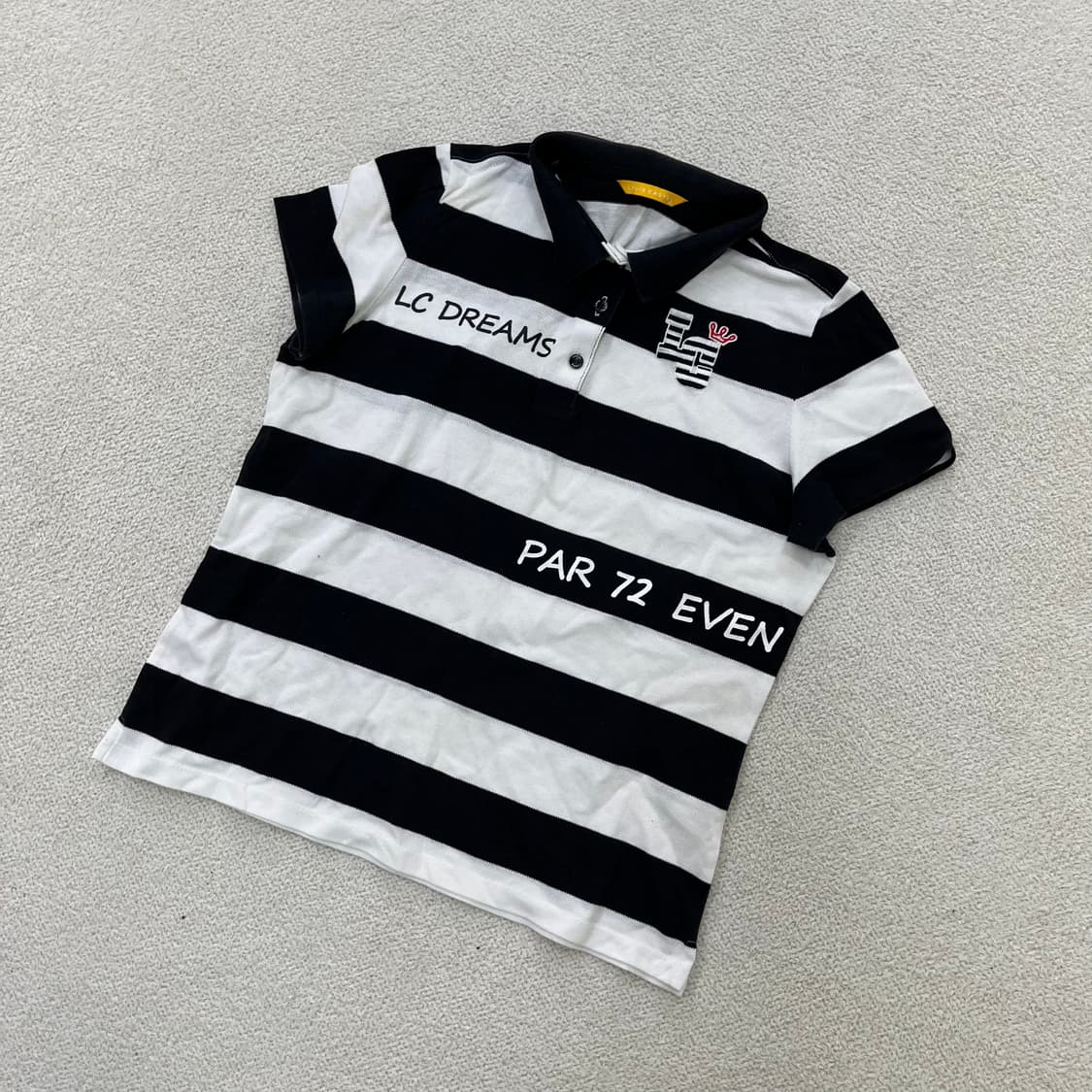 100 루이까스텔 여성 골프 반팔 카라티 0415M 상품이미지1