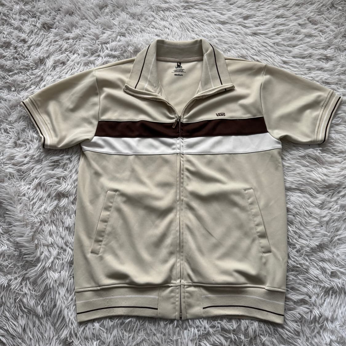 VANS 일본빈티지 반팔 져지 반스 트랙탑 빈티지져지 반스져지 M 95 상품이미지2