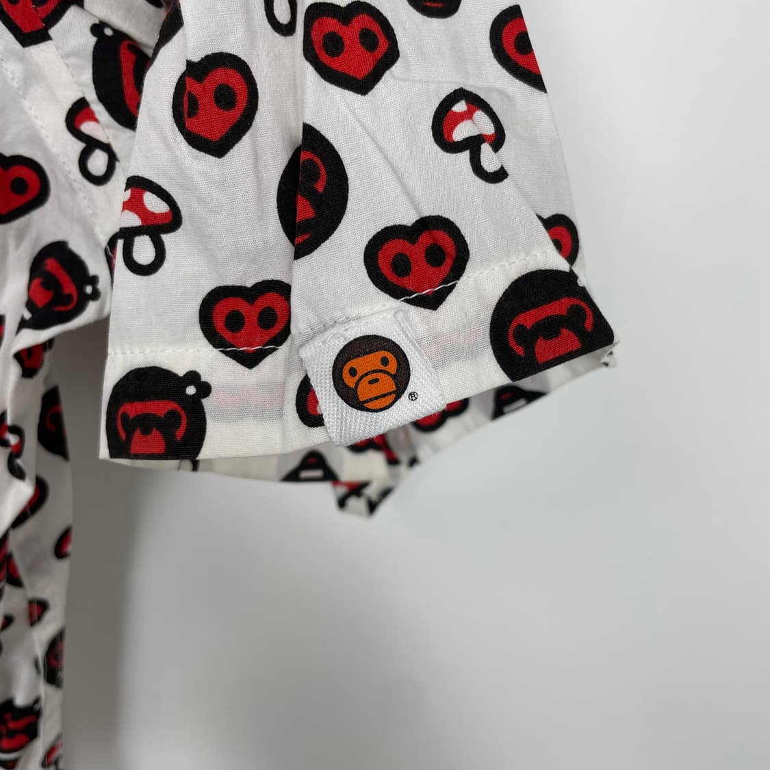 베이프 마일로 bape milo 패턴 반팔 셔츠 상품이미지6