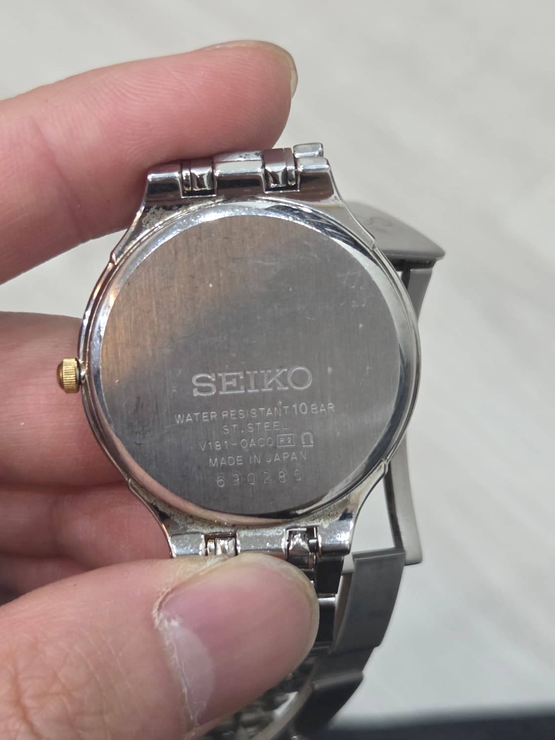 [레어]90s 빈티지 세이코 돌체(SEIKO DOLCE) 남성용 콤비 상품이미지5