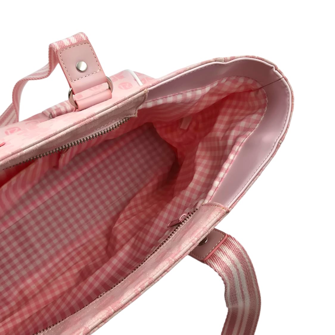 00s 꾸레쥬 핑크 자수 글리터 21 빅 쇼퍼백 상품이미지7