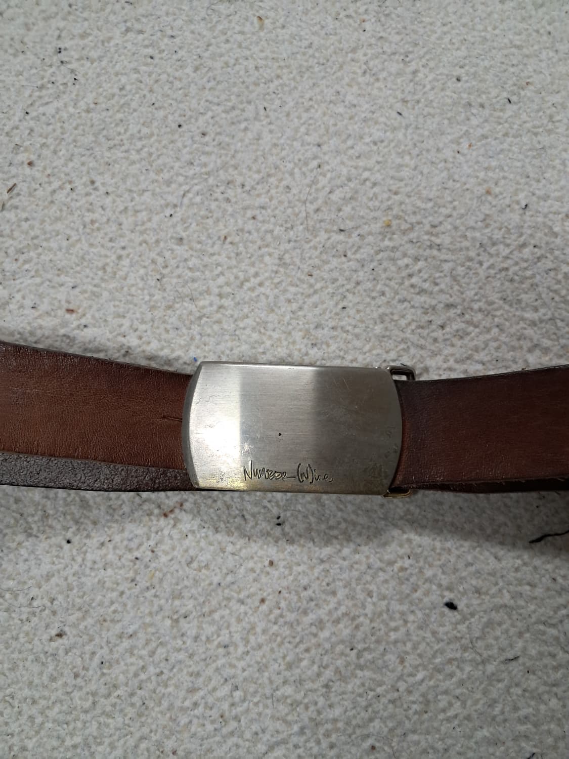 넘버나인 가죽벨트 상품이미지1