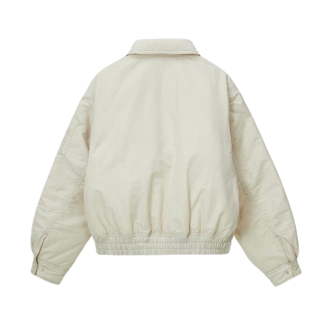 던스트 클래식 봄버 자켓 에크루 상품이미지4