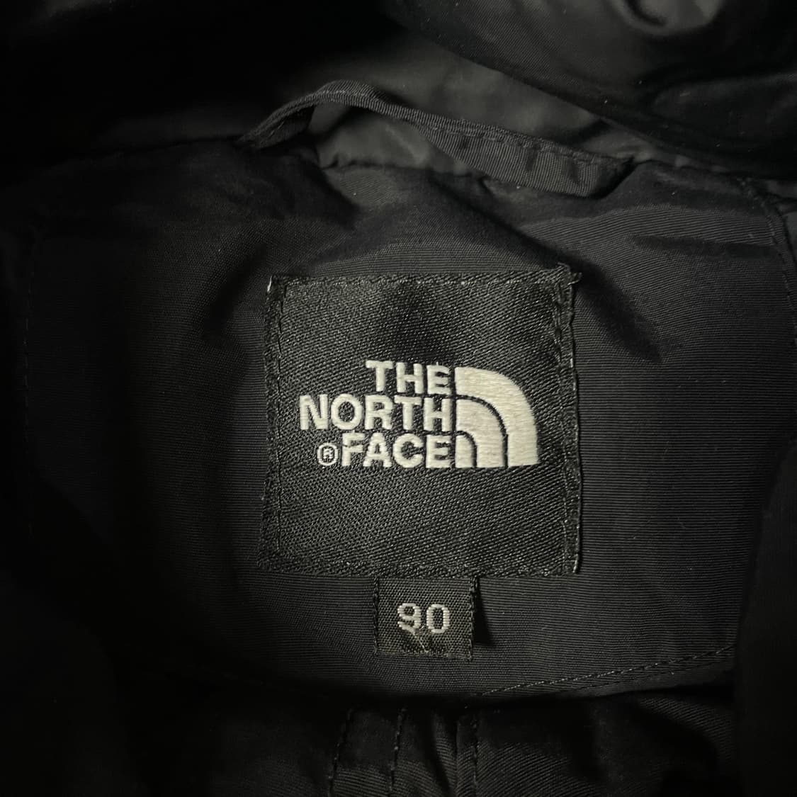 노스페이스 블랙 트윙클로고 바람막이 패딩 상품이미지4