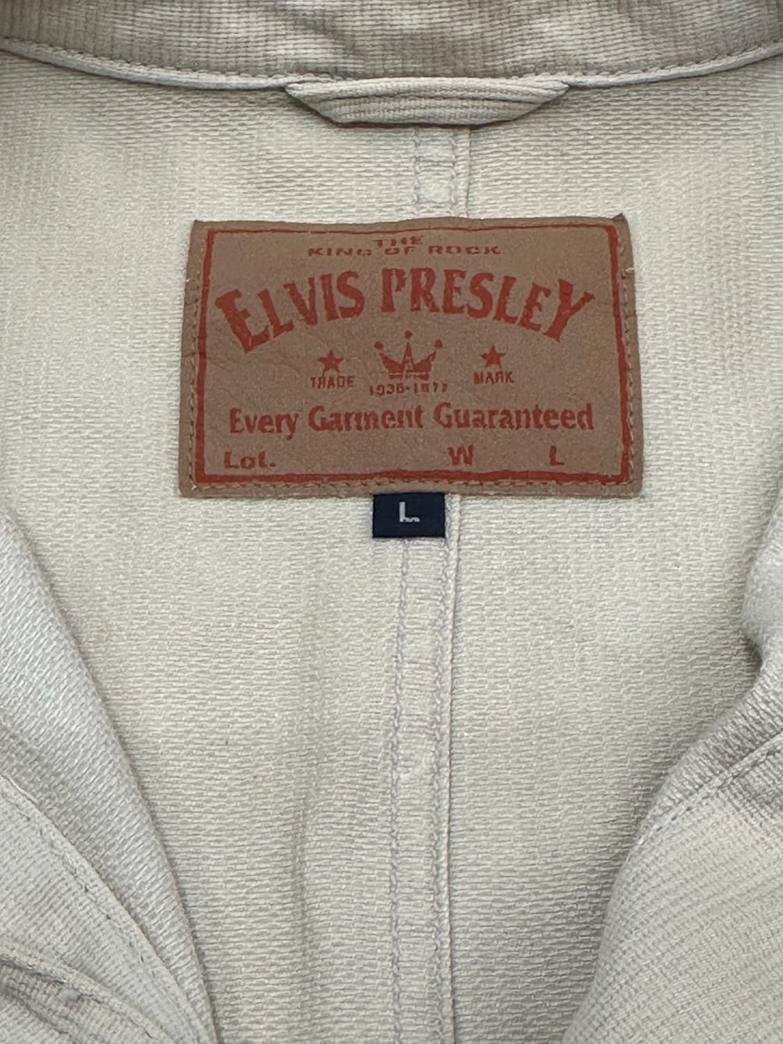 L)ELVIS 빈티지 아이보리 데님 자켓 상품이미지5