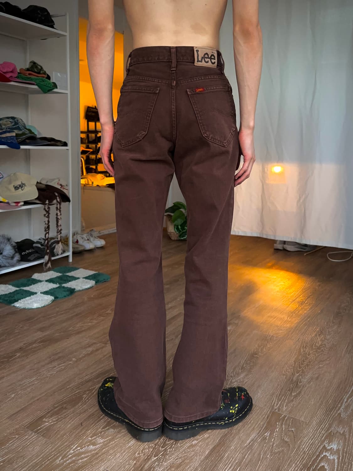 Lee Western 초코 브라운 플레어 진 상품이미지5