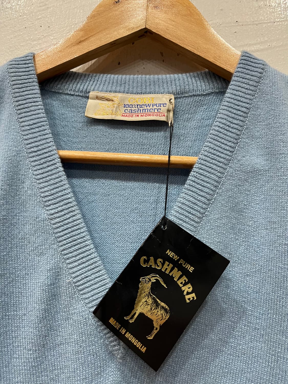 GOBI 고비 캐시미어100% 베스트 조끼 미사용품 상품이미지2