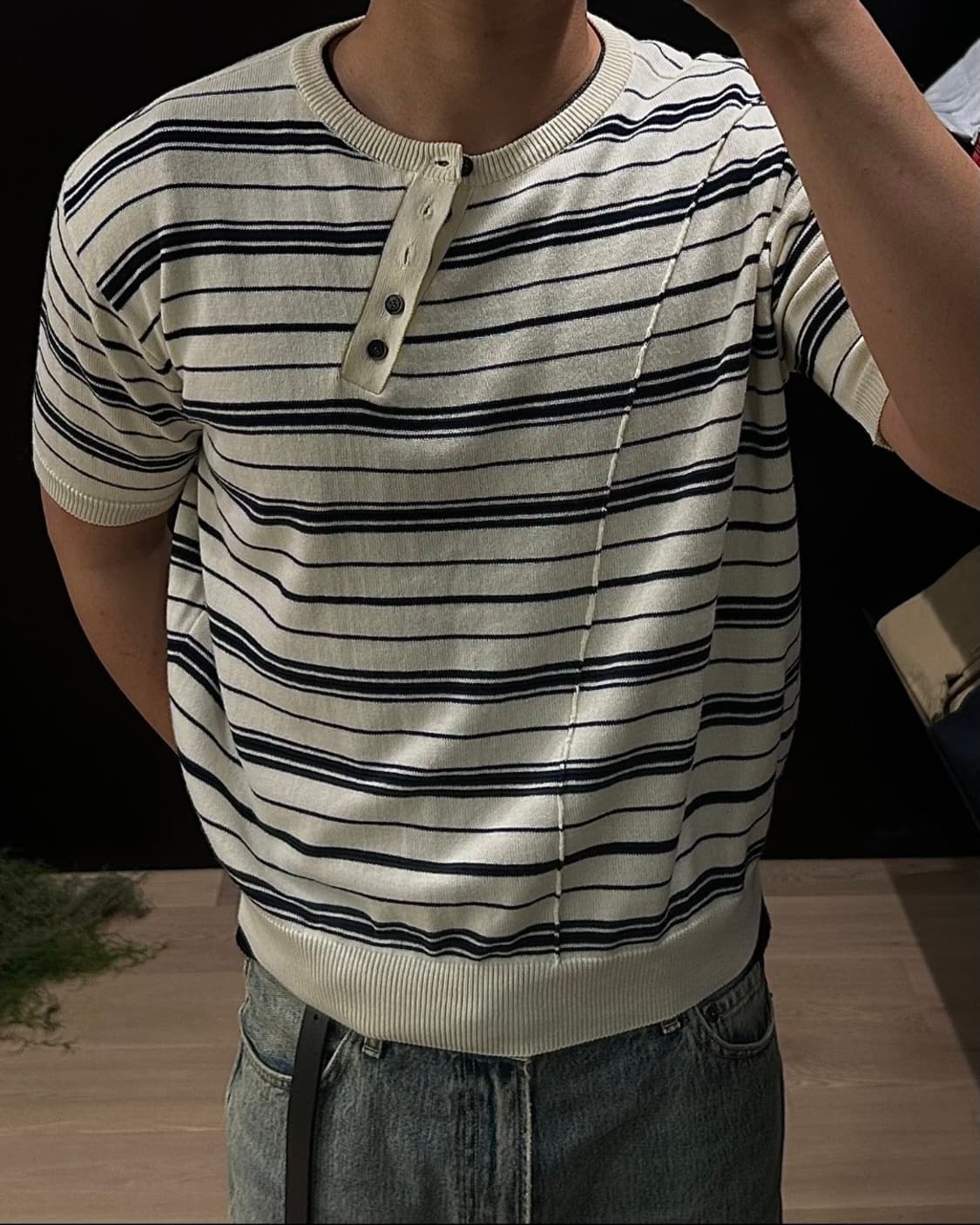 웨이비니스 한정 헨리넥 2사이즈 판매합니다 상품이미지3