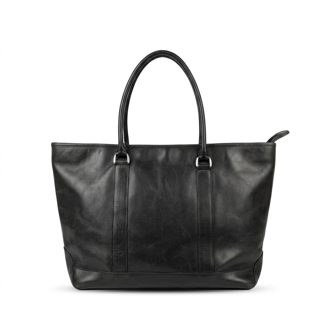 [OS] 엘엘빈 레더 라지 토트백 블랙 상품이미지1