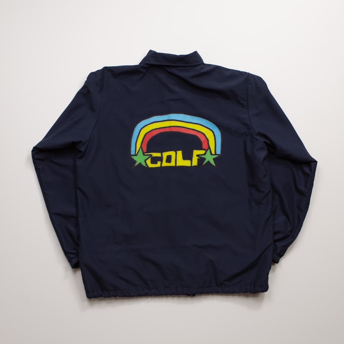 15FW 골프왕 레인보우 코치자켓 네이비 상품이미지1