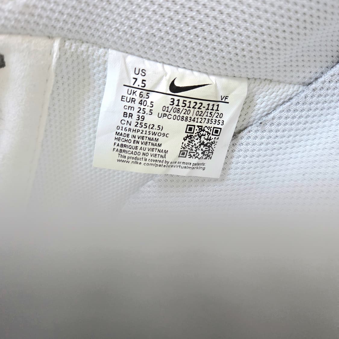 나이키 에어포스1 07 로우 올백  상품이미지7