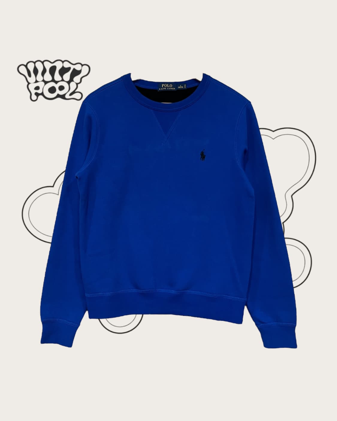 폴로랄프로렌 기모 맨투맨 S 블루 상품이미지1