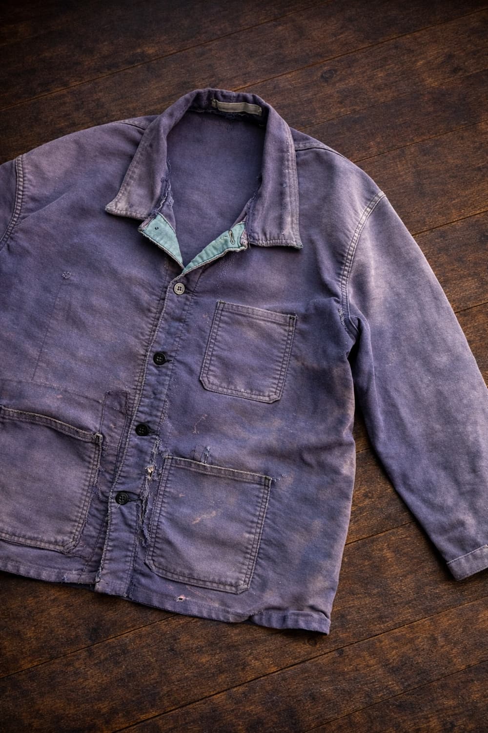 60~70's 프렌치 몰스킨 워크자켓 105 상품이미지4