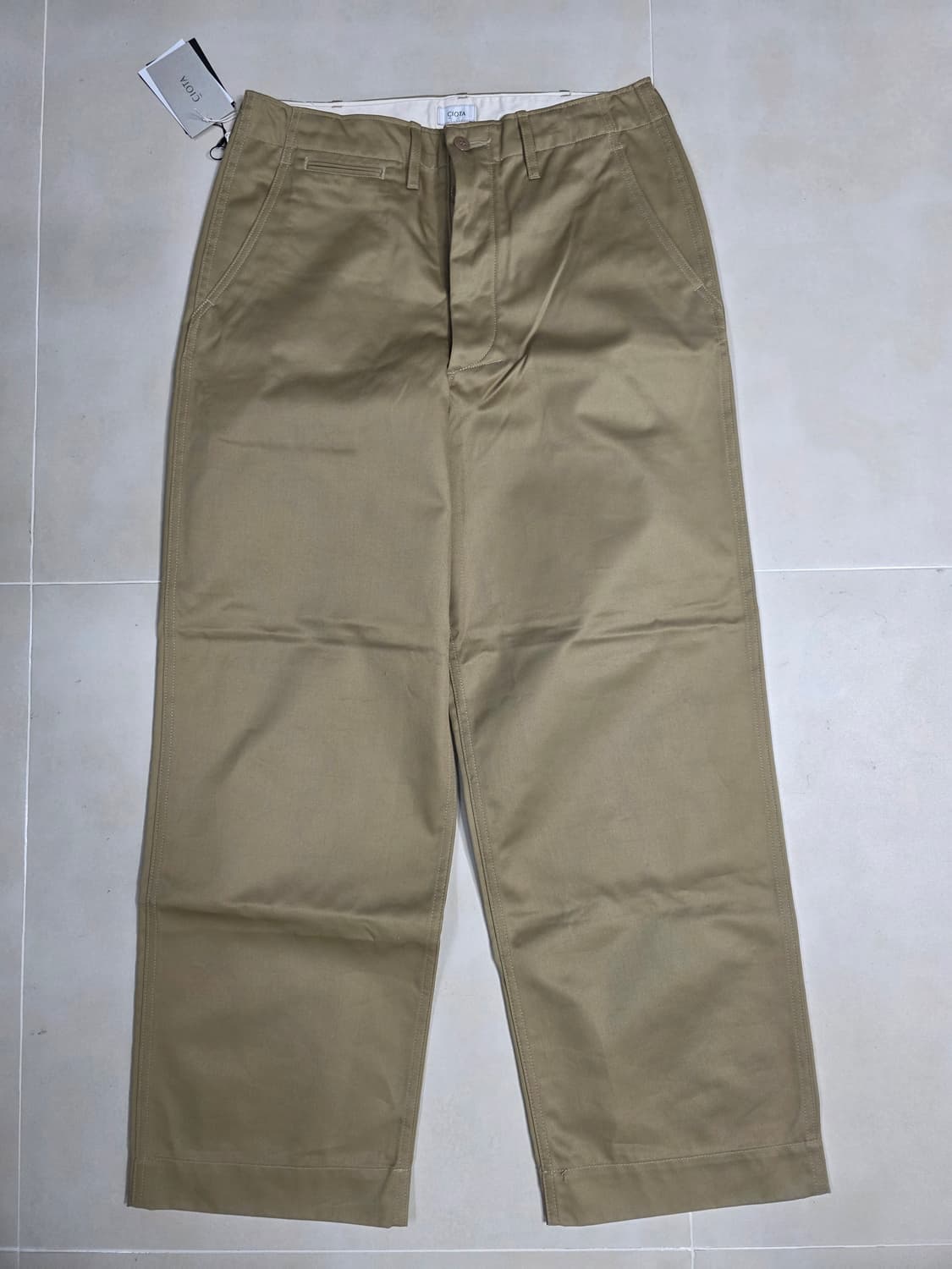 시오타 웨폰 치노 팬츠 4사이즈 새상품 판매 상품이미지1