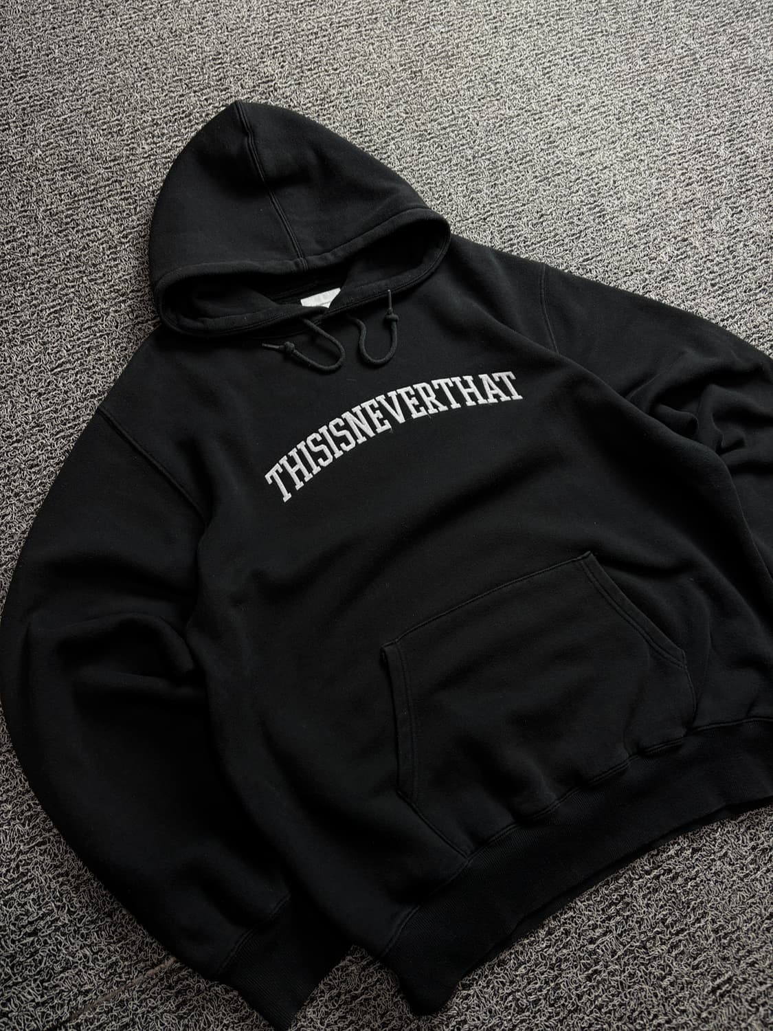 디스이즈네버댓 빅로고 아치로고 박시핏 후드 티셔츠 1500 상품이미지3