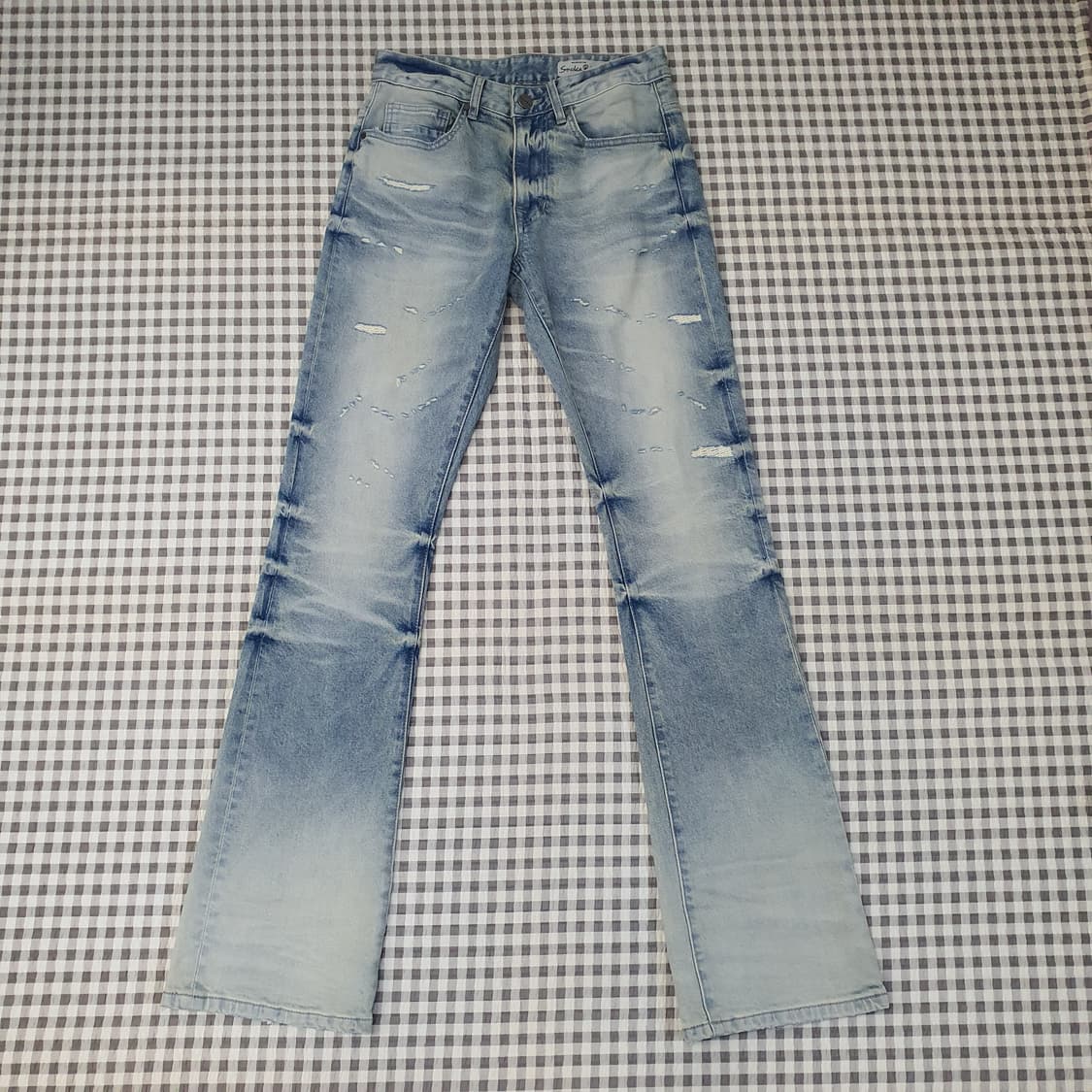 스모크라이즈 부츠컷 스판 청바지 남자30 상품이미지1