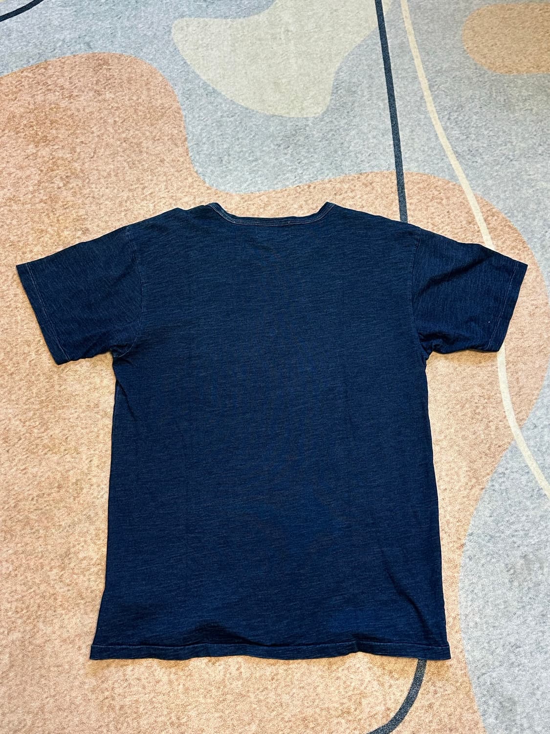 [L] RRL (더블알엘) US RRL 로고 반팔 인디고 상품이미지5