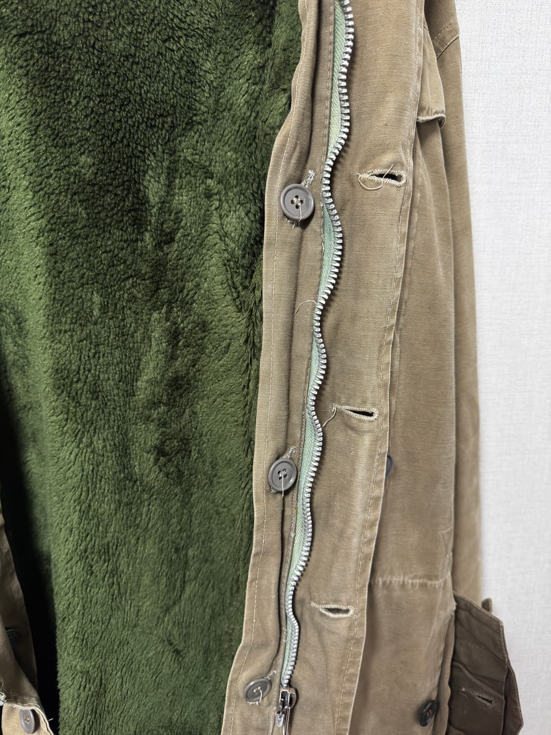 밀리터리 야상 개파카 56사이즈 상품이미지5