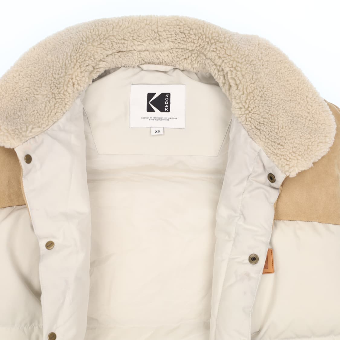 [XS] 신형 코닥 브라우니 크롭 덕다운 패딩 조끼 N7091 상품이미지5