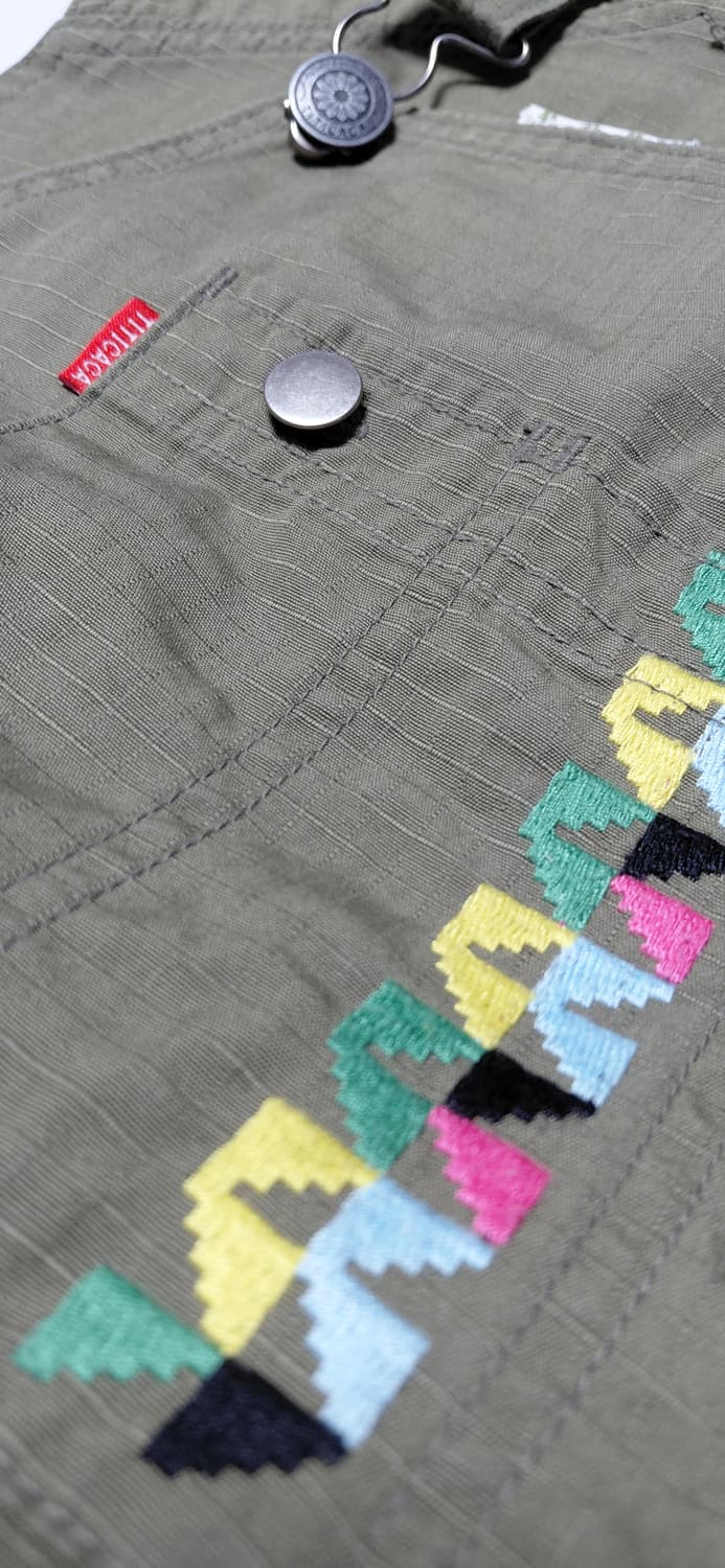 [FREE] TITICACA 에스닉 자수 립스탑 오버롤 원피스 상품이미지10