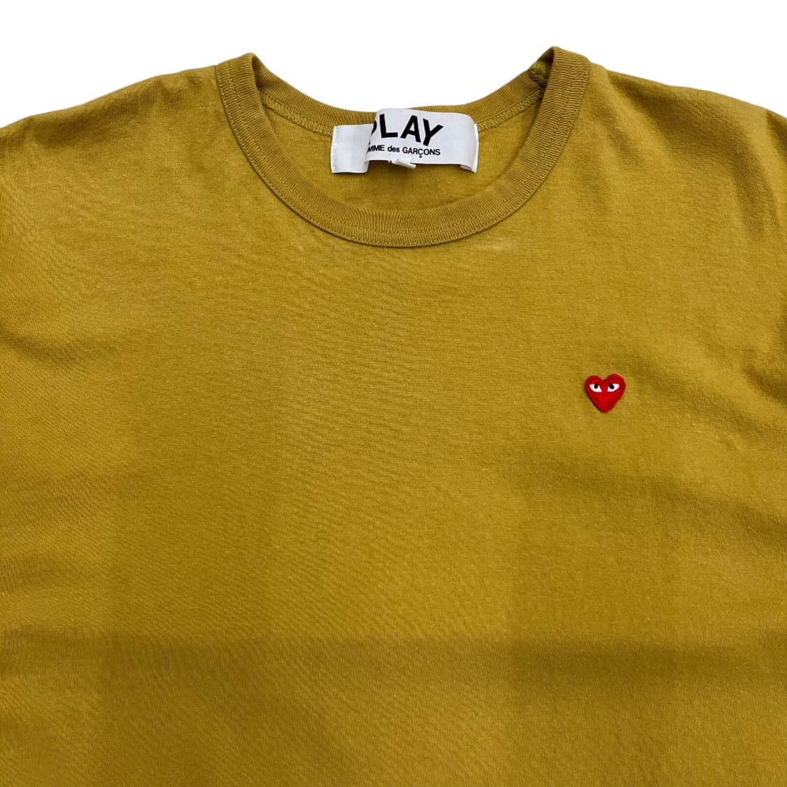 꼼데가르송 미니 하트와펜 머스타드 반팔 XL 상품이미지4