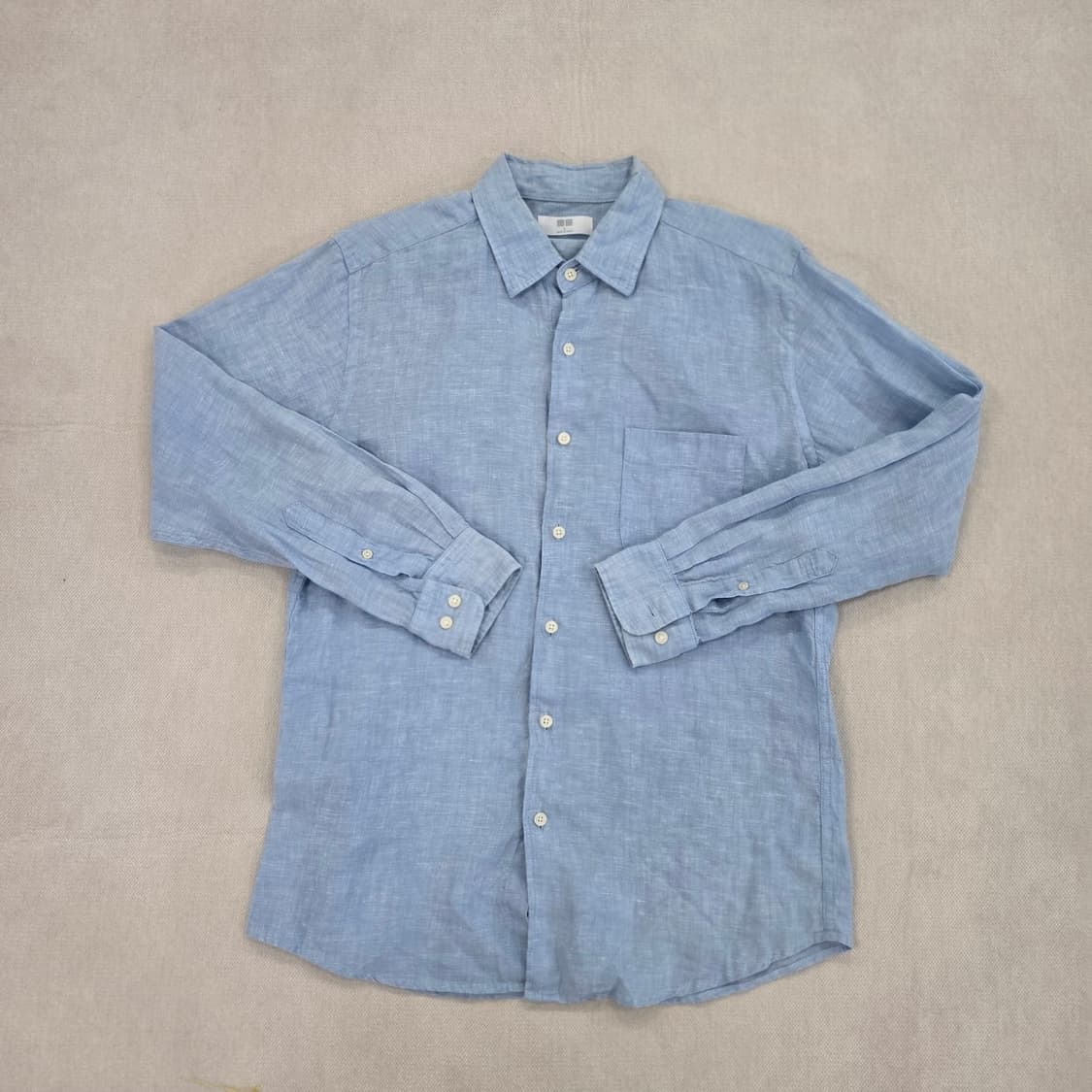 [L] 유니클로 린넨 셔츠 남방 1223J2 상품이미지1