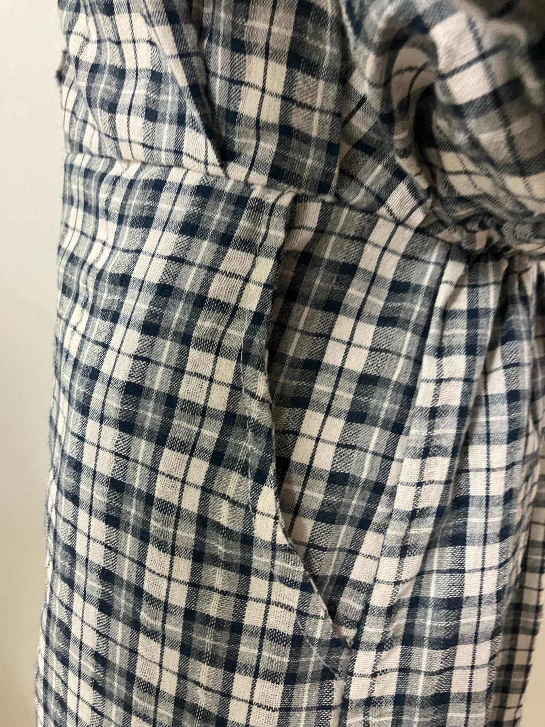 체크 롱 원피스 상품이미지3