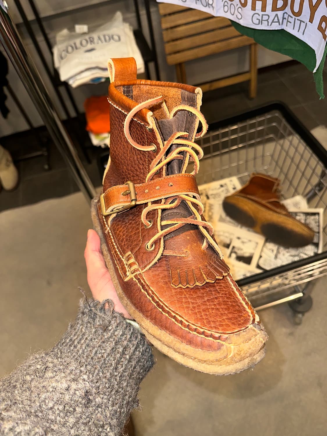 Yuketen moccasin hunt boots 상품이미지7