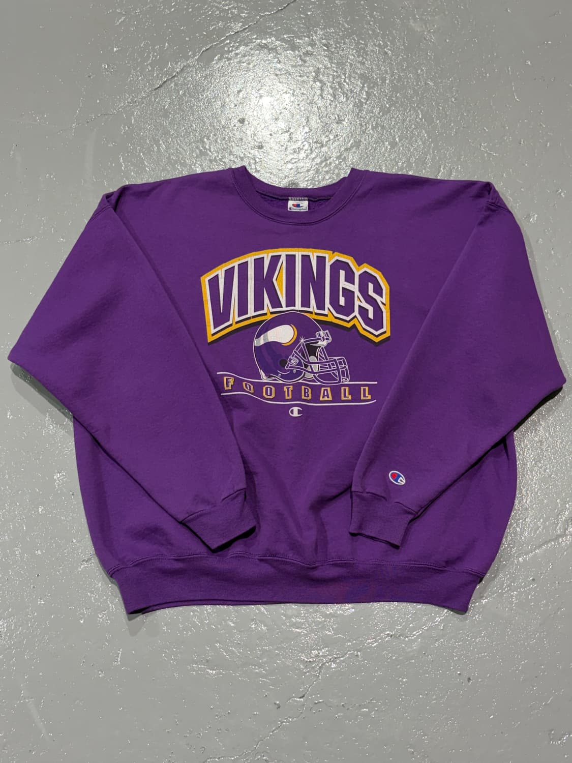 90s Champion MIENNESOTA VIKINGS 스웻셔츠 상품이미지1