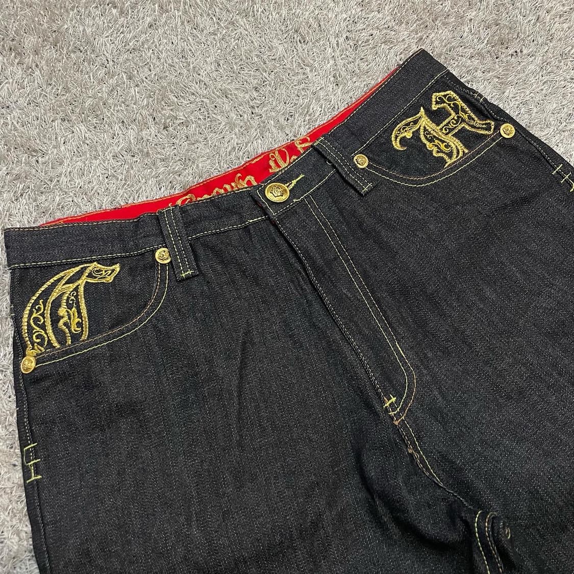 J.vtg Crown Holder 힙합 데님팬츠 상품이미지4