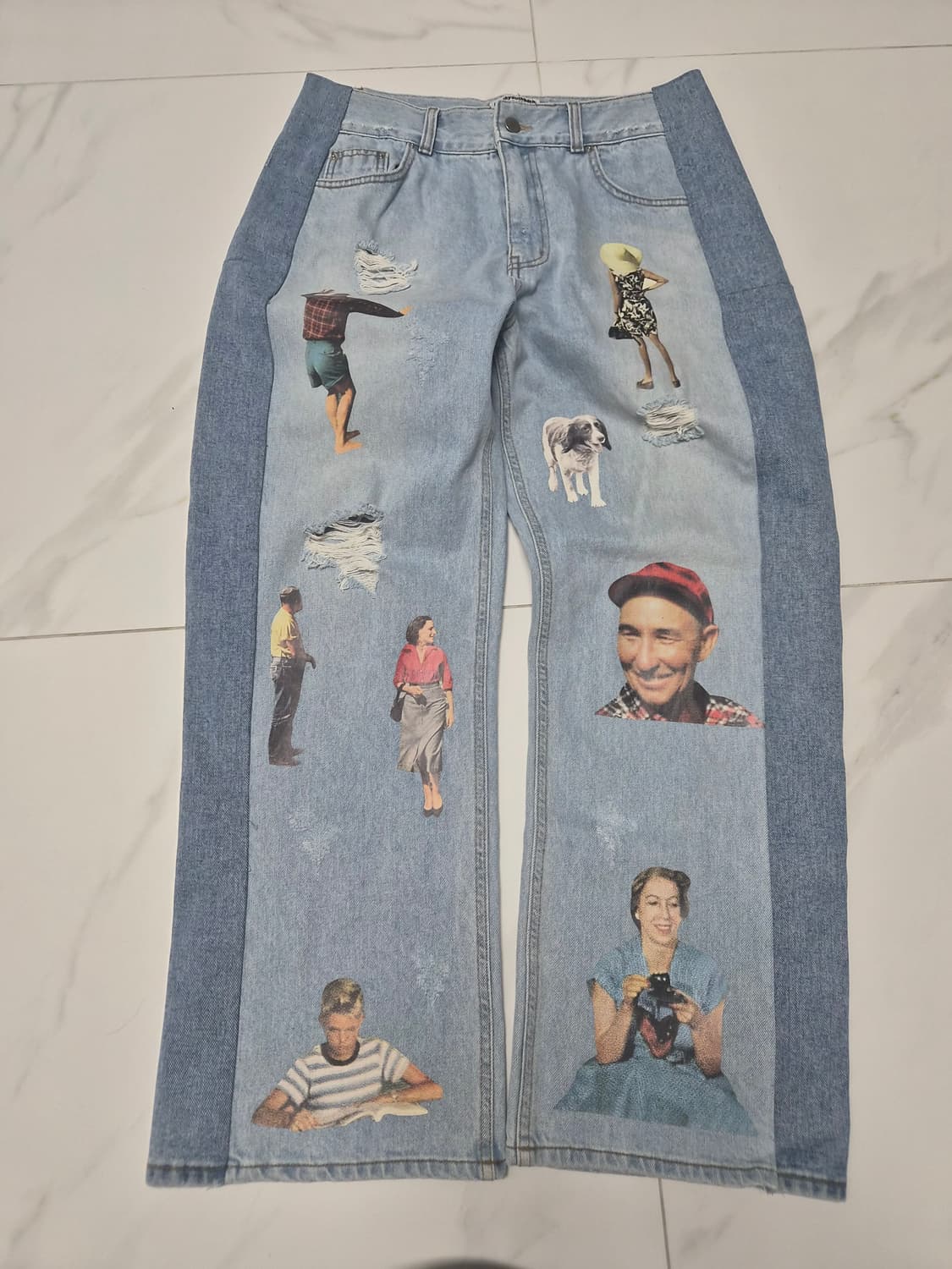 유쓰배쓰 리폼 데님바지 상품이미지1