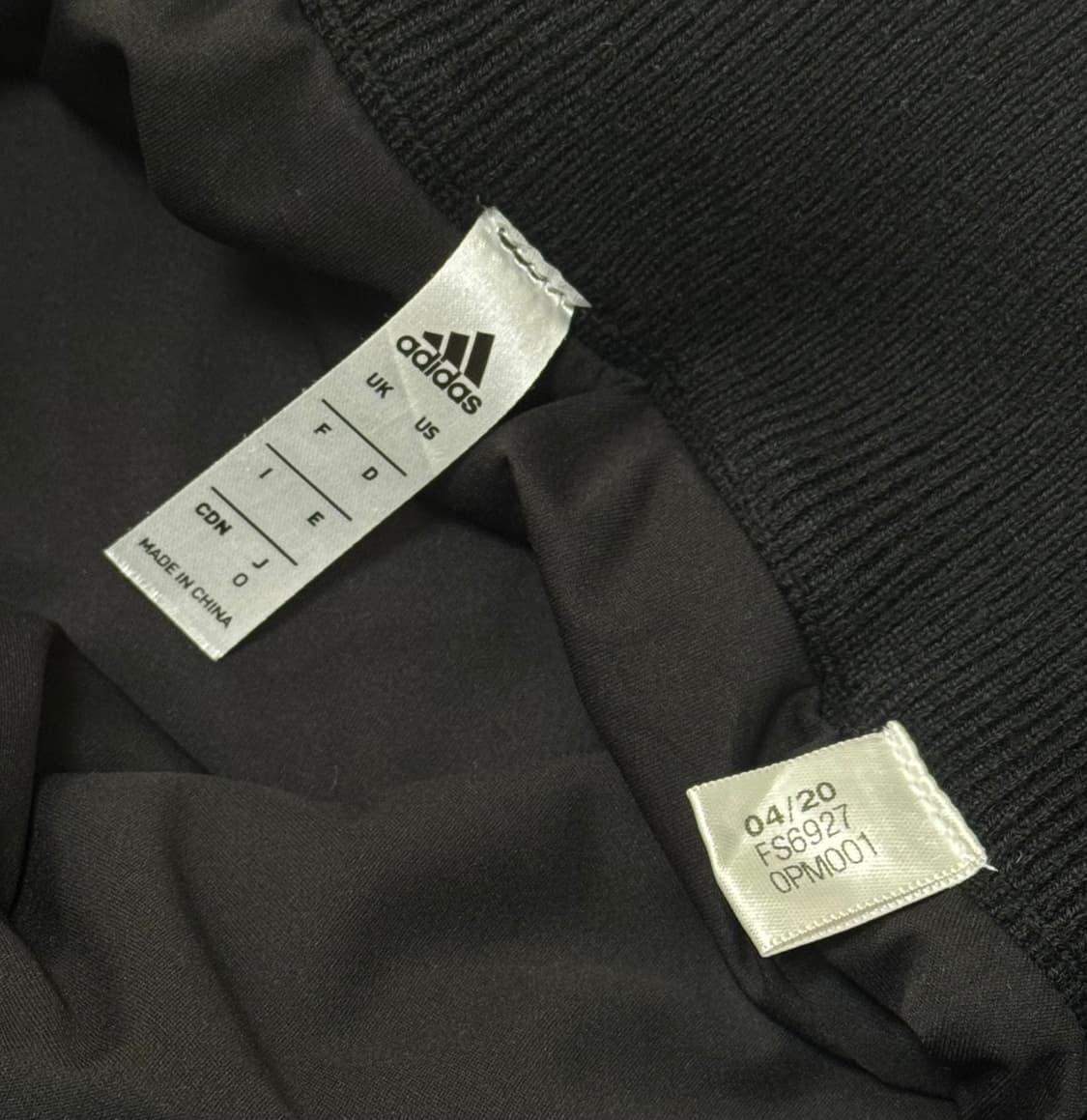 아디다스 블랙 니트 져지 집업  상품이미지6
