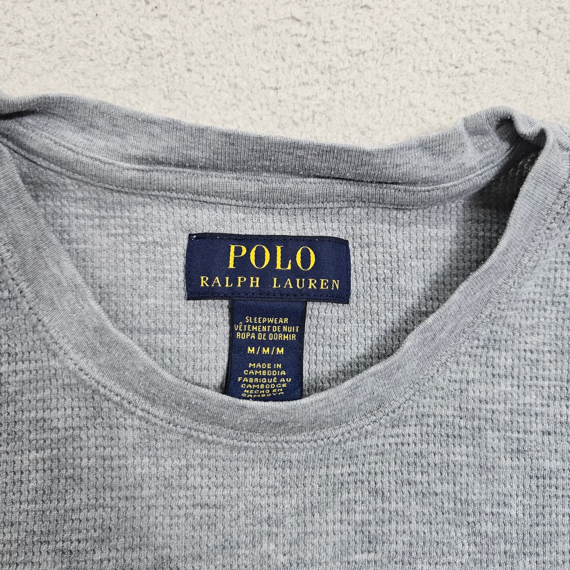 폴로 랄프 로렌 와플 롱슬리브 M 상품이미지4