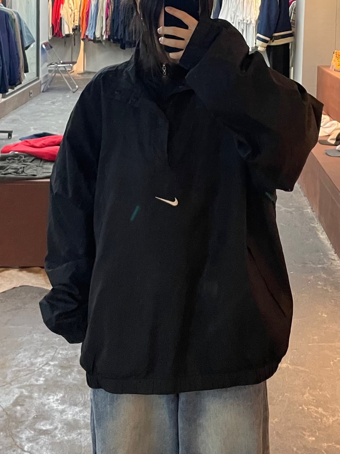 나이키 이중아노락 블랙 웜업 H2309 상품이미지1