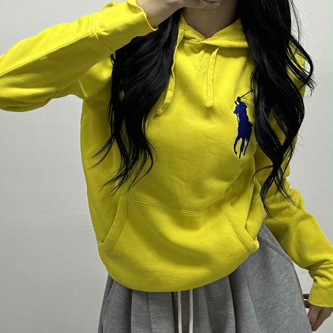 폴로 랄프로렌 빅포니 러블리힙 스웨트셔츠 후드티(S) 상품이미지2