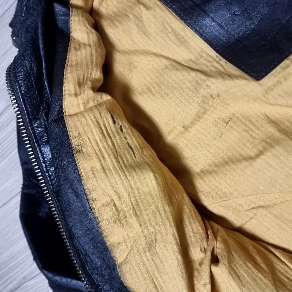 슈퍼드라이 베컴 블랙 가죽 자켓(95) 상품이미지4