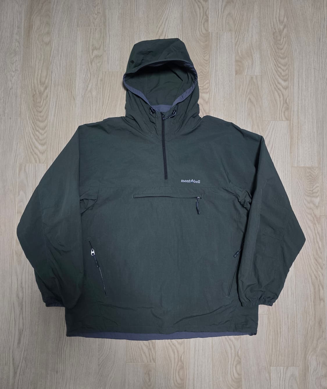 Montbell 몽벨 아웃도어 아노락 카키 XL 상품이미지1