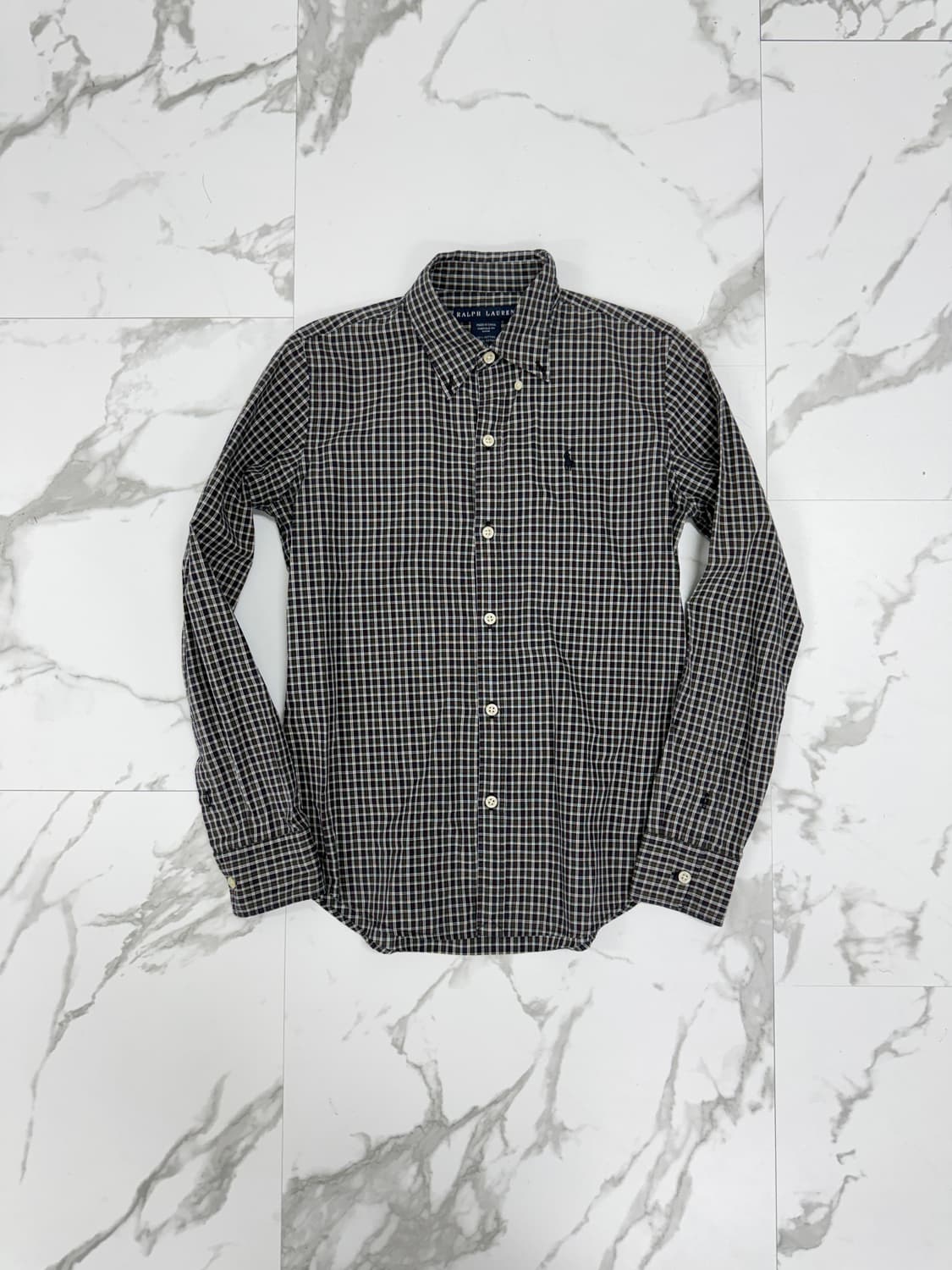 폴로 랄프로렌 체크 패턴 셔츠 상품이미지1