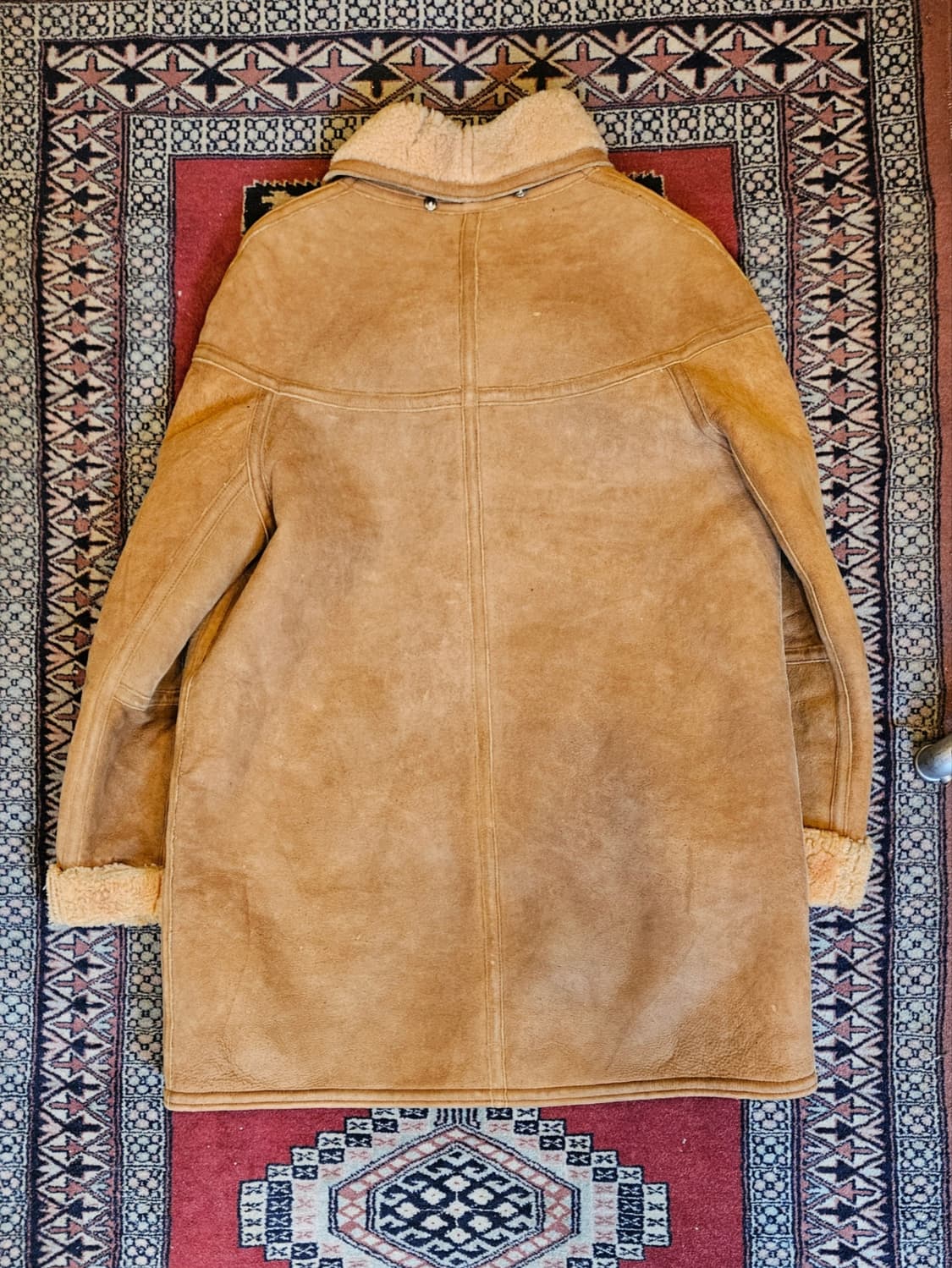 60s 빈티지 양털 레더 카코트 상품이미지2