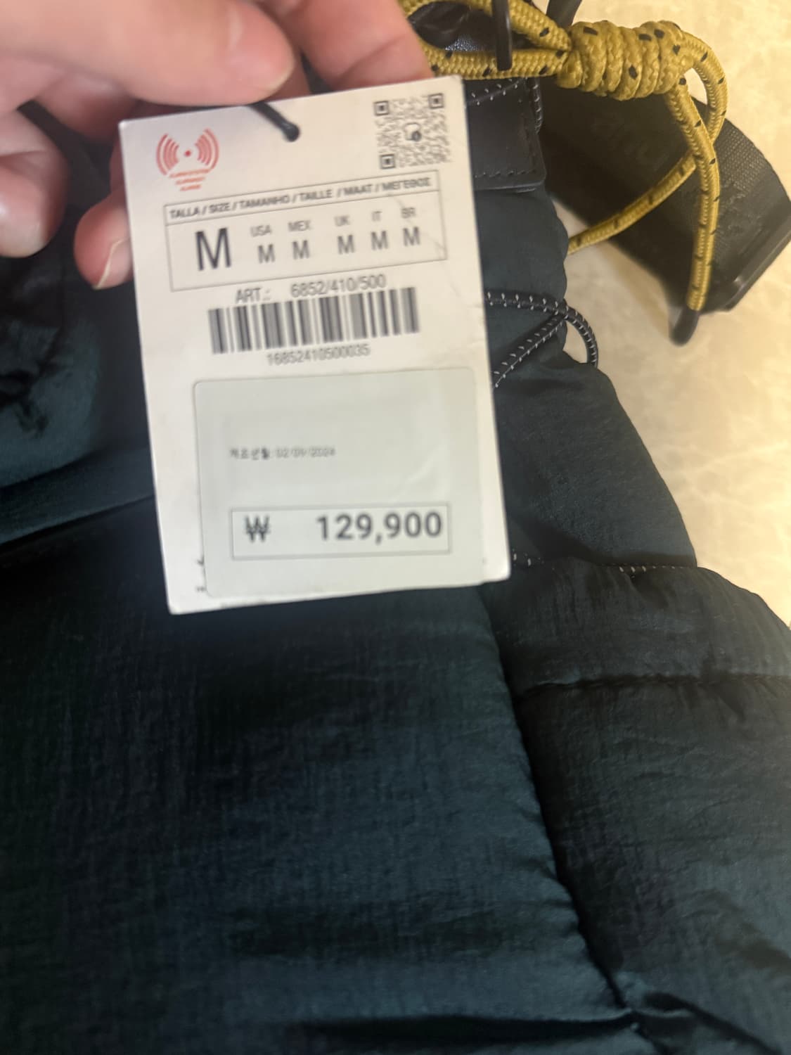 자라 앤드원더 퀄팅백 그린 상품이미지4